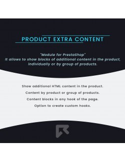 Module Product Extra Content for PrestaShop